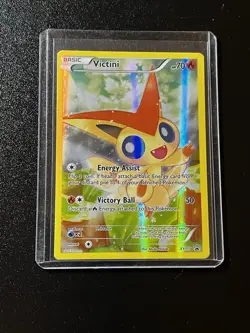 Pokemon TCG Victini XY117 2016 Black Star Promo Holo - LP/MP - Image 1