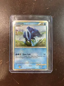 2010 Pokemon TCG Black Star Promo Holo Suicune HGSS21 LP - Image 1