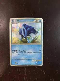 2010 Pokemon TCG Black Star Promo Holo Suicune HGSS21 LP - Image 2