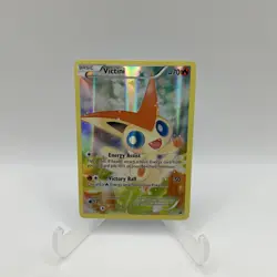 2016 Pokemon TCG Victini XY117 Black Star Promo LP - Image 1