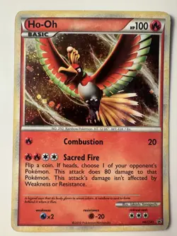Ho-Oh HGSS01 Promo HGSS Black Star Promos Pokemon LP TCG - Image 1