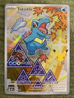 Pokemon TCG Totodile 048 Black Star Promo First Partners Collection Series 2 NM - Image 1