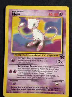 Mew #8 - Black Star Promo - Pokemon TCG - Wizards of The Coast Promo - LP - Image 1