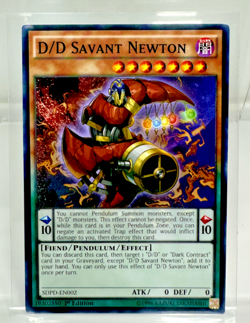 D/D Savant Newton SDPD-EN002 * 1st EDITION * NM/M Yu-Gi-Oh! - Image 1