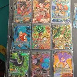 Bandai Dragon Ball Super Card Game Son Goku/Vegeta/Kefla Foil Lot 10 - Image 1