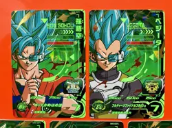 Son Goku Vegeta Super Dragon Ball Heroes Scouter CP Glow Card UM5 SCP Full Set - Image 4