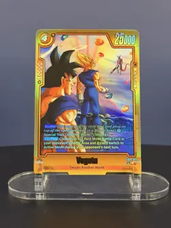 Bandai Dragon Ball Super Card Game Vegeta FB09-093 FB09 R Holo Battle Card - Image 2