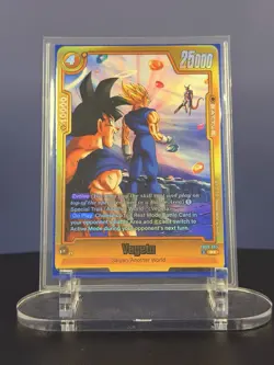 Bandai Dragon Ball Super Card Game Vegeta FB09-093 FB09 R Holo Battle Card - Image 4