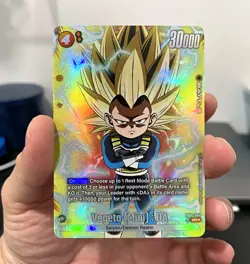 Bandai Dragon Ball Super Card Game Vegeta (Mini): DA FB06-084 SR Alt Art Foil EN - Image 1