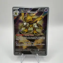 Pokemon TCG Alakazam 009 Me: Mega Evolution Promo Holo EN 140 HP Stage 2 NM - Image 1