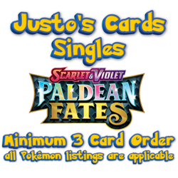 [YOU PICK] Pokemon S&V Paldean Fates Near Mint Cards [Min 3 Card Order] - Image 1