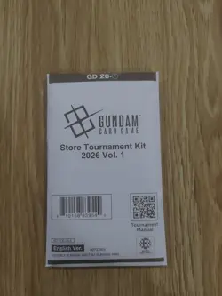 Gundam Card Game Store Tournament Kit 2026 Vol. 1 - English sealed GD 26-1 - Image 1