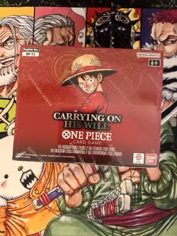 One Piece TCG OP-13 Carrying On His Will Booster Box 24 Packs, Sealed, English - Image 1