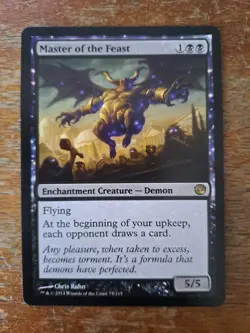 Master of the Feast MTG Journey into Nyx set regular finish excellent condition - Image 1