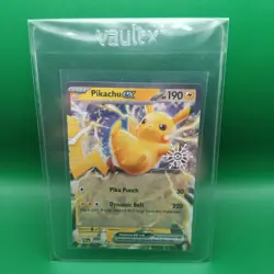 Pokemon TCG Pikachu EX 063/193 Holiday Calendar Stamped Promo Holo Card Nm - Image 1