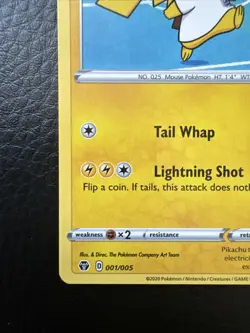 NM Pikachu On The Ball 001/005 Futsal Promo Pokemon Card TCG - Image 4