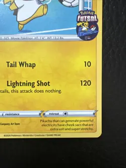 NM Pikachu On The Ball 001/005 Futsal Promo Pokemon Card TCG - Image 5
