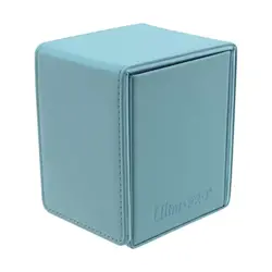 Ultra Pro Card Protection Vivid Alcove Flip Deck Box - Light Blue New - Image 1