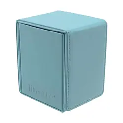 Ultra Pro Card Protection Vivid Alcove Flip Deck Box - Light Blue New - Image 2