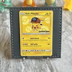 Pokemon TCG: Ash's Pikachu SM111 Sun & Moon Movie Promo Card LP/MP - Image 1