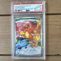 The Pokemon Company Charmander 038 Me: Mega Evolution Promo Holo ENG 2026 PSA 10 - Image 2