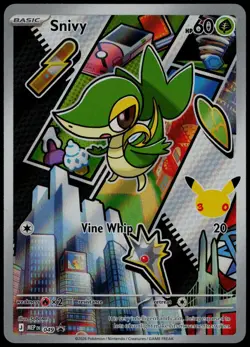 Snivy 049 Promo ME: Mega Evolution Promo Pokemon Card Holo NM - Image 1