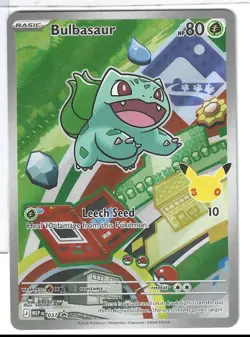 Bulbasaur 037 Holo Promo ME: Mega Evolution Promo Pokemon Near Mint - Image 1