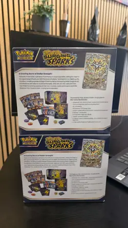 Pokemon TCG Surging Sparks Elite Trainer Box ETB Factory Sealed x 2 - Image 2