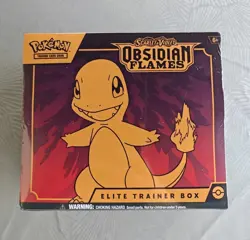Pokemon TCG Scarlet & Violet Obsidian Flames Elite Trainer Box ETB New Sealed - Image 1