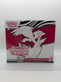 Pokemon TCG Scarlet & Violet White Flare Factory Sealed Elite Trainer Box - Image 1