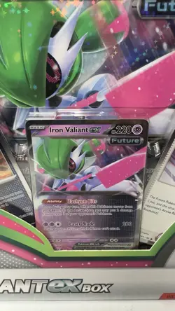 Pokemon TCG - Iron Valiant EX Scarlet & Violet Box Factory Sealed New - Image 3