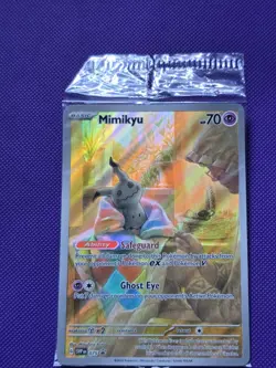 Pokemon TCG Mimikyu Scarlet & Violet Paldea Fates SVP075 Promo Card, Sealed - Image 1