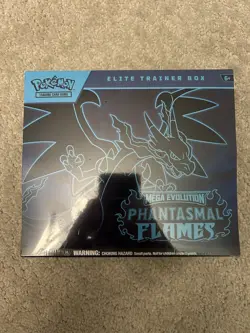 Pokemon Mega Evolution Phantasmal Flames Elite Trainer Box ETB Sealed - Image 1