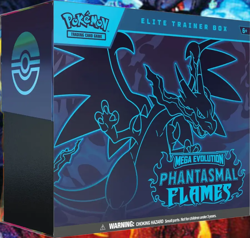 Pokemon Phantasmal Flames Elite Trainer Box ETB🔥🐲Mega Evolution Sealed In-Hand - Image 1