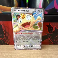 Pokemon TCG Meowth EX 062/088 PGR Full Art Rare Holo EX Card Perfect Order - Image 1