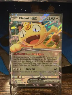 Meowth ex 062/088 - 2026 Perfect Order Double Rare Holo - Pokemon Card NM/MINT - Image 1