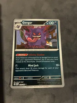 Gengar (Reverse Holo) 050/088 - Pokemon TCG Perfect Order - NM - Image 1