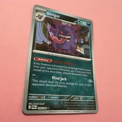 Gengar 050/088 NM Reverse Holo Rare POR Perfect Order Pokemon Card English TCG - Image 3