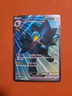 Luxray EX Holo Ultra Rare Twilight Masquerade Pokemon TCG Card 195/167 - Image 1