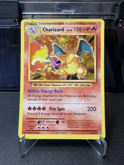 Pokemon TCG Charizard XY Evolutions Holo Rare Card 2016 11/108 - Image 1