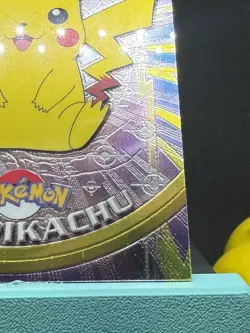 Topps Pokemon English TV Card Chrome Series 1 #25 Pikachu Holo Foil Near Mint - Image 5