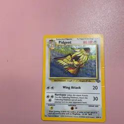 PIDGEOT Pokemon Card - WOTC - 1st Edition - Jungle - 8/64 - HOLO - Image 1