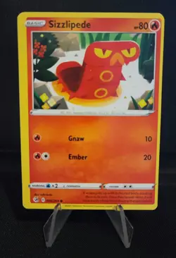 Pokemon: Fusion Strike - Sizzlipede 046/264 - Miscut Error Card - Image 1