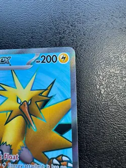 Pokemon Zapdos ex 192/165 SV: Scarlet & Violet 151 (MEW) Ultra Rare NM! - Image 4