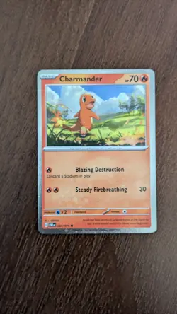 Charizard EX SVP 196 Scarlet & Violet Black Star Promo Pokemon Card with set - Image 3