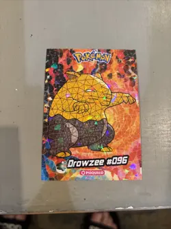 2025 POKEMON STAINED GLASS Crystal Card Kanto Peru Foil # 96 Drowzee - Image 1