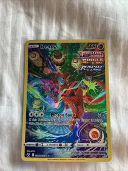 Pokemon TCG Deoxys GG12/GG70 Crown Zenith: Galarian Gallery Holo Card English NM - Image 1