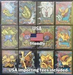 Pokemon TOPPS Series 2 - Complete diecut set 12/12 - EXCELLENT/VG condition 1999 - Image 1
