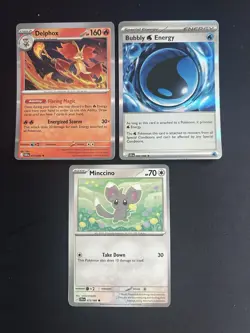Pokemon Chaos Rising Miscut Cards (2 Holos 1 Common) - Image 1
