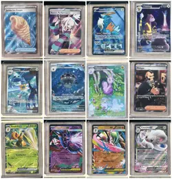 Pokemon Chaos Rising ME04 Lot 12 Cards 4 Illustration Rares 4 Ultra Rares NM - Image 1
